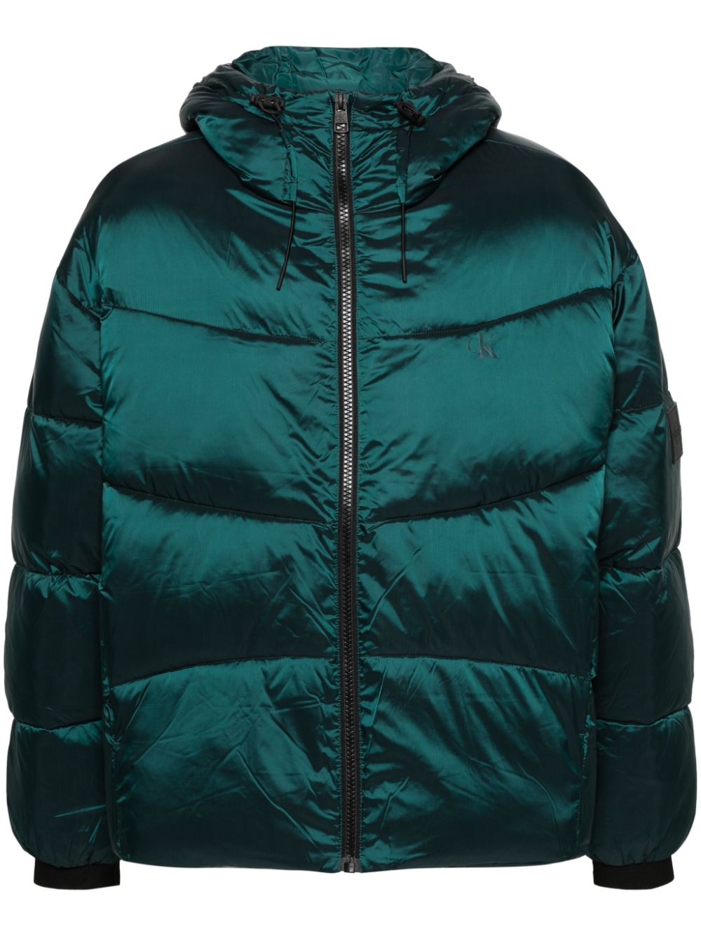 Ripstop padded jacket - Green