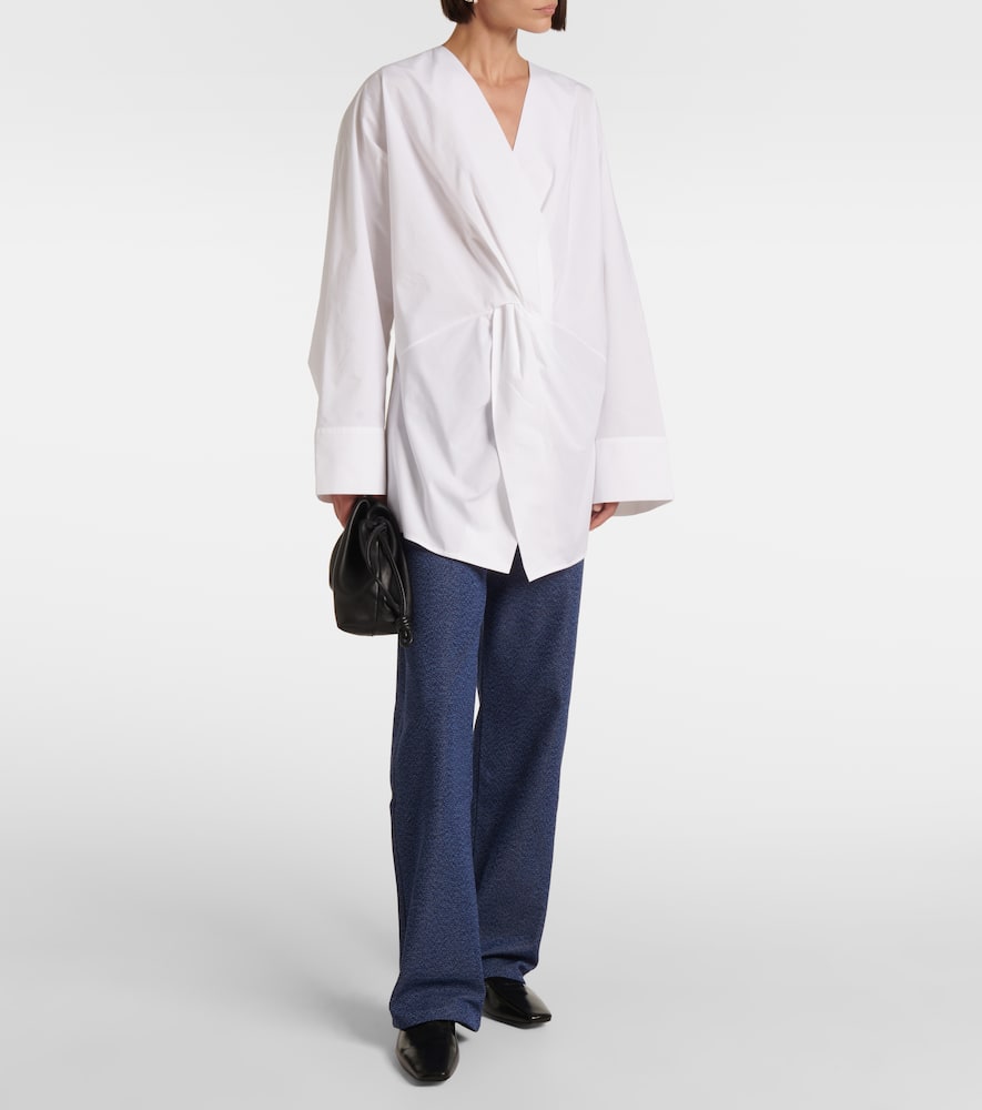 Axel cotton-blend straight pants