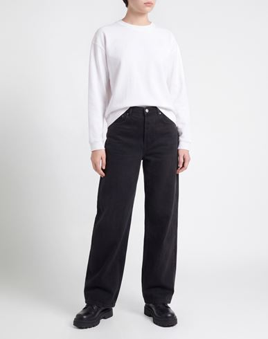 Woman Jeans Black Size 25 Cotton