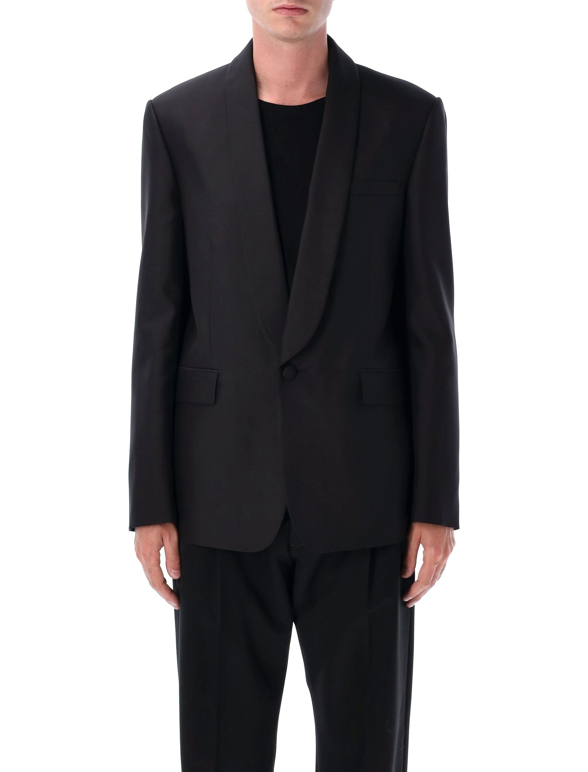 Jacket in Wool and Silk