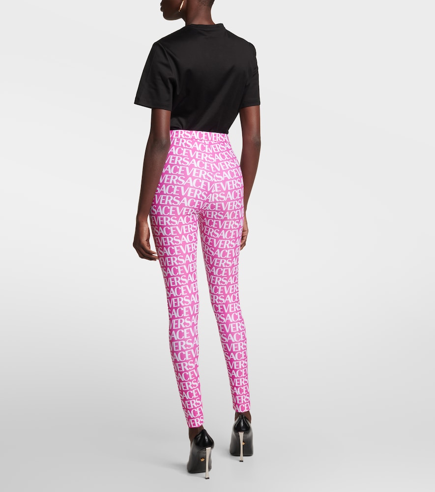 Logo printed leggings