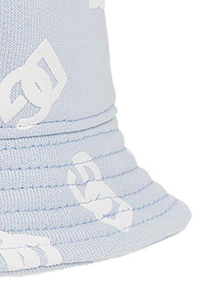 Dolce & Gabbana Kids All-Over DG Logo Printed Bucket Hat