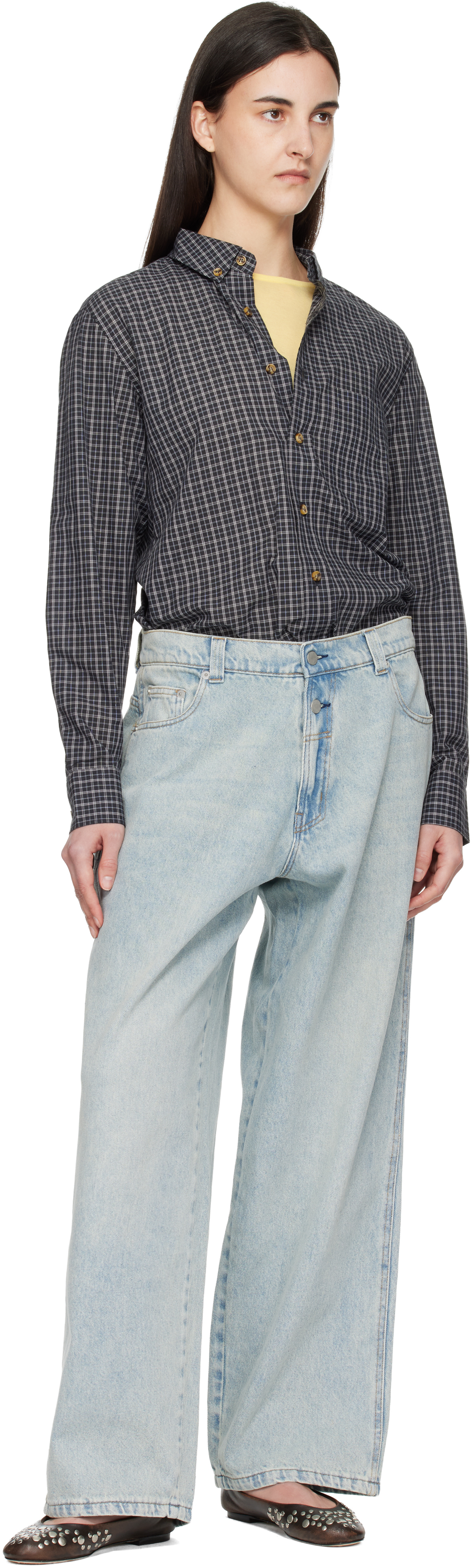 Blue Baggy Jeans
