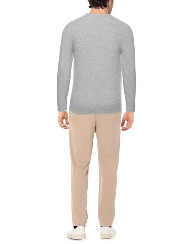 Man Sweater Light grey Size XL Merino Wool, Recycled cashmere, Polyamide
