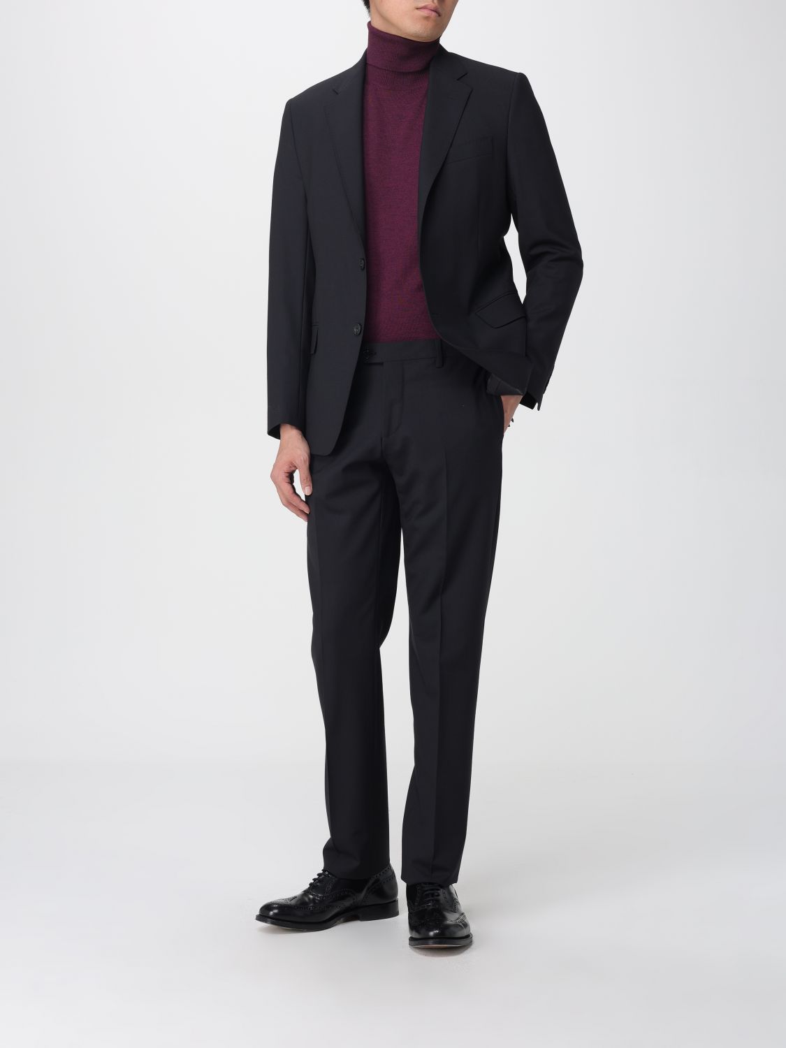 Suit Men color Black