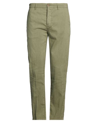 Man Pants Military green Size 32 Cotton, Linen, PES