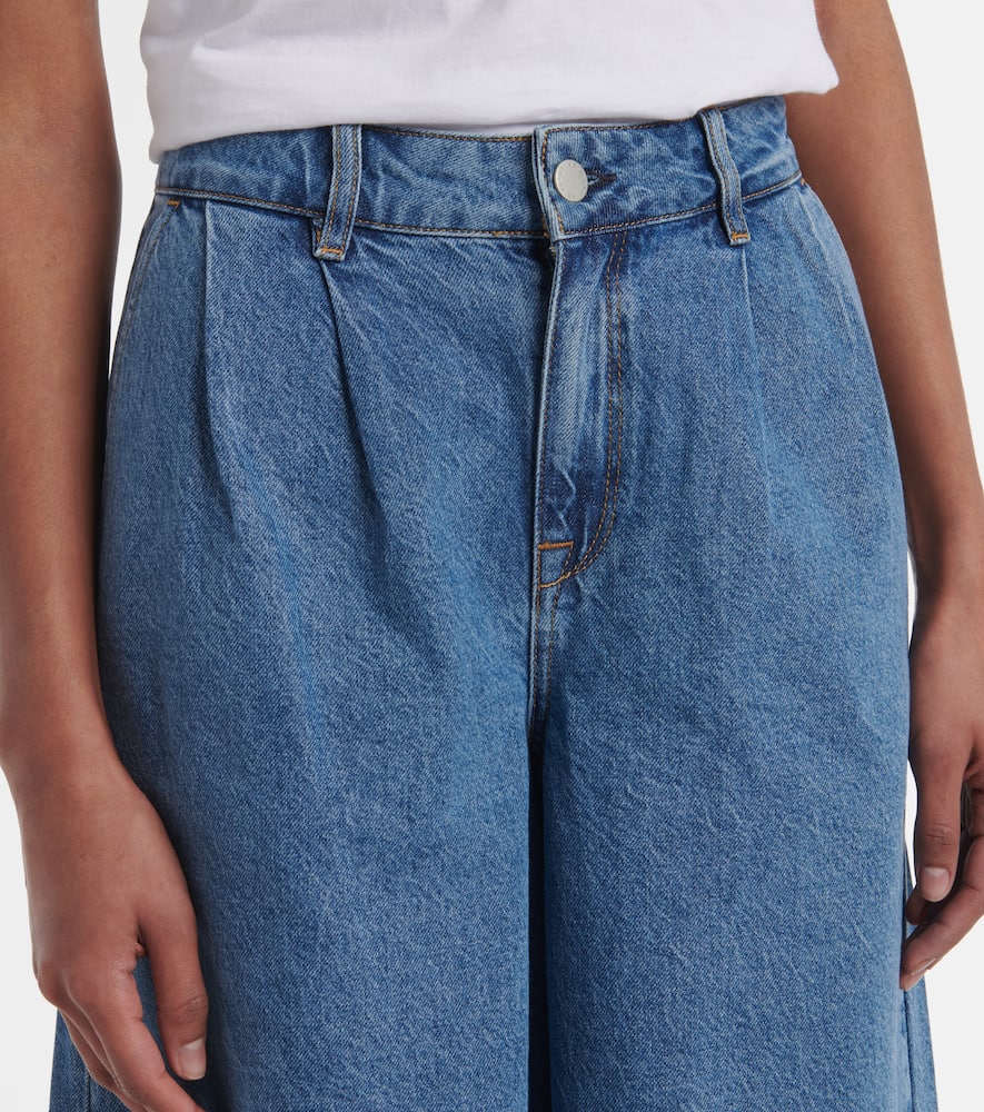Gran Canaria high-rise wide-leg jeans