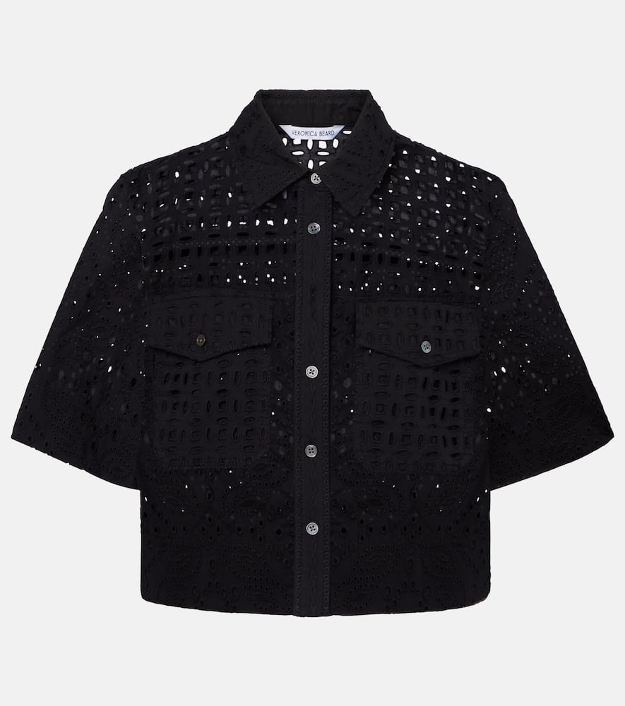 Spruce embroidered cotton shirt