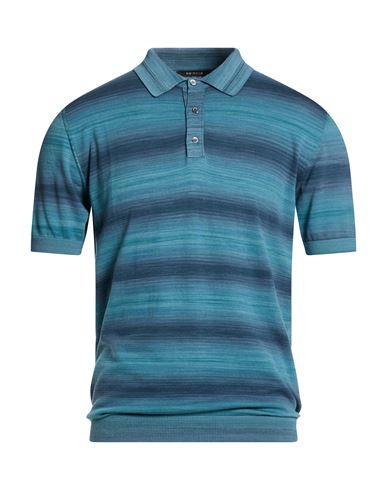 Man Sweater Deep teal Size 40 Cotton, Polyester