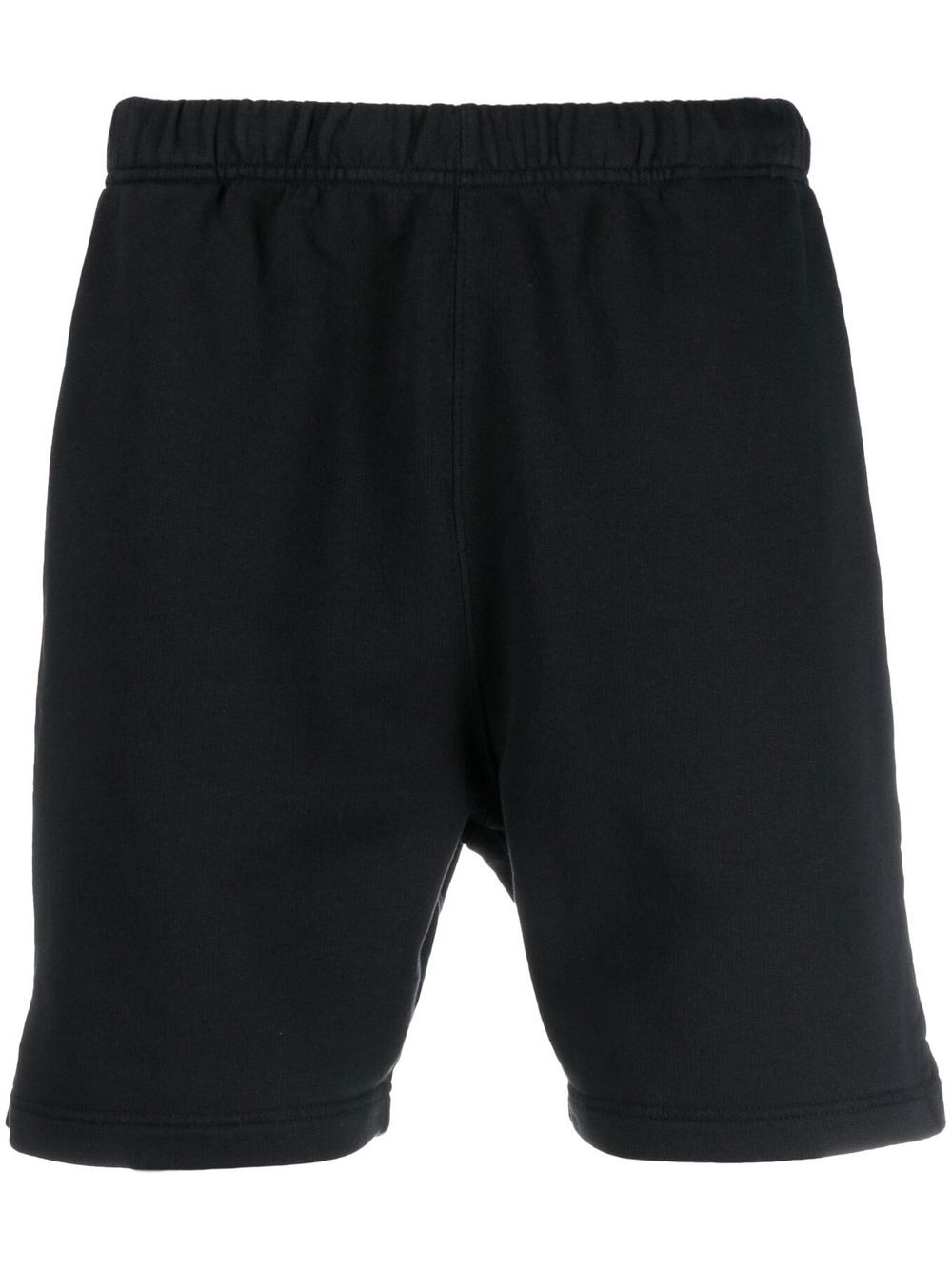 Logo-patch cotton shorts