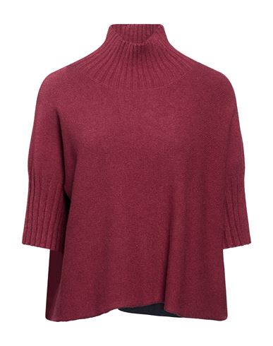 Woman Turtleneck Garnet Size L Viscose, Polyester, Polyamide