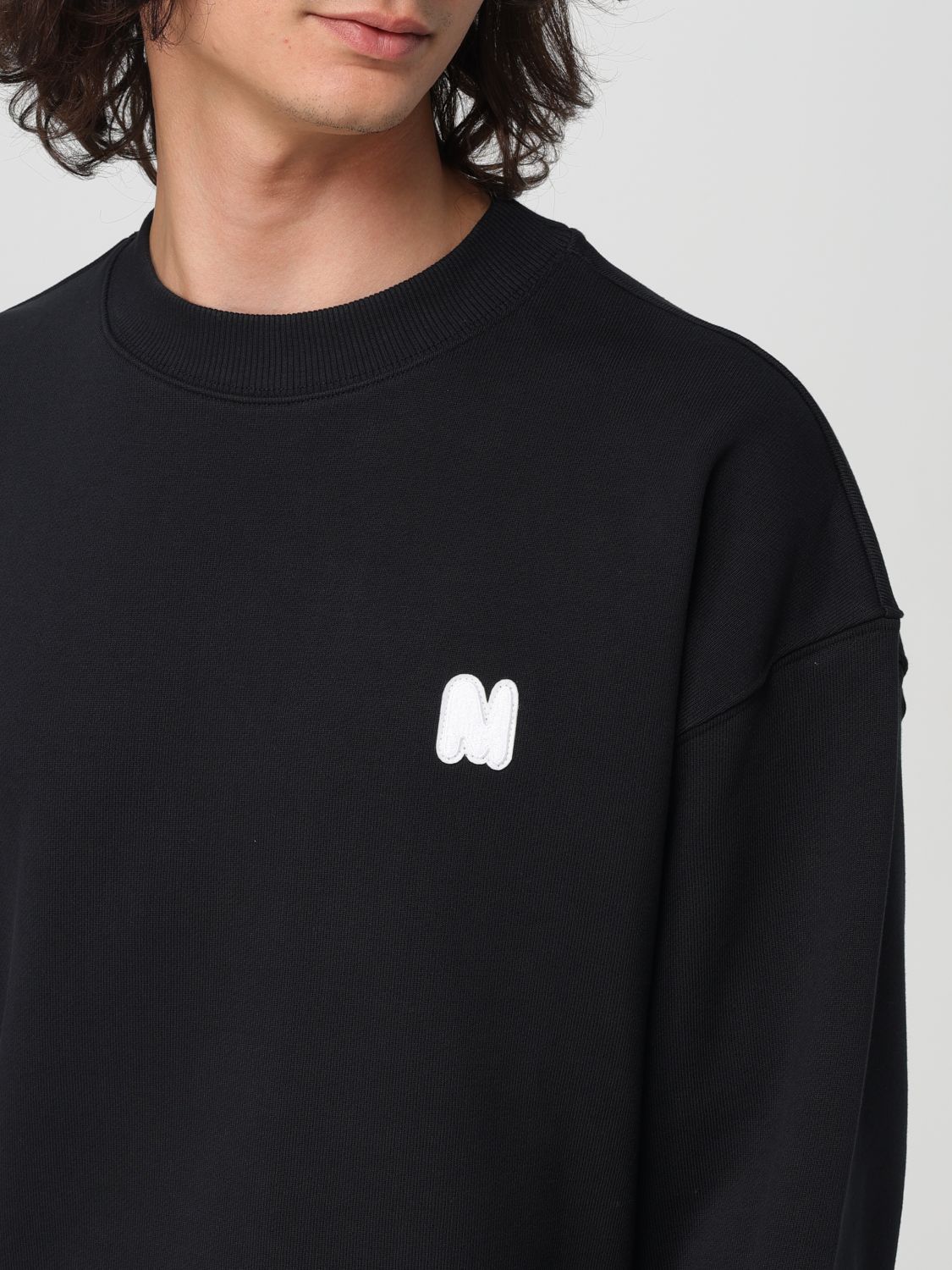 Logo patch sweatshirt - Black