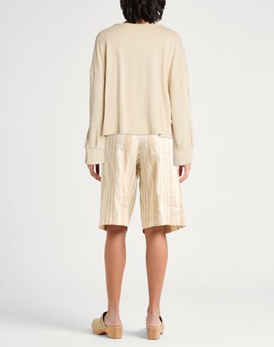 Woman Sweatshirt Beige Size XS Viscose, Polyamide, Elastane