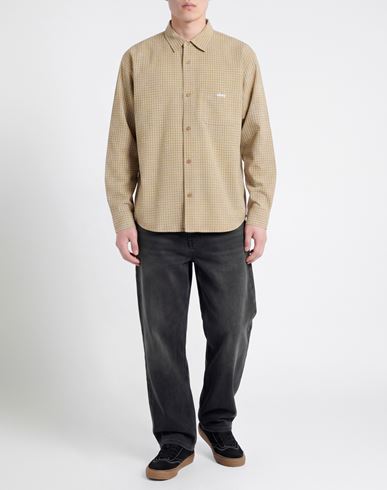 Man Shirt Sand Size L Cotton