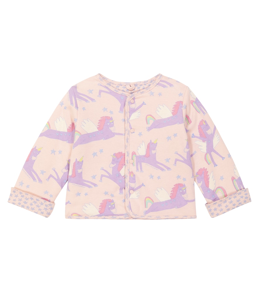 Baby cotton jersey cardigan