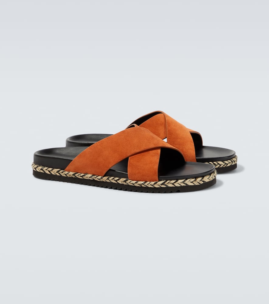 Suede sandals