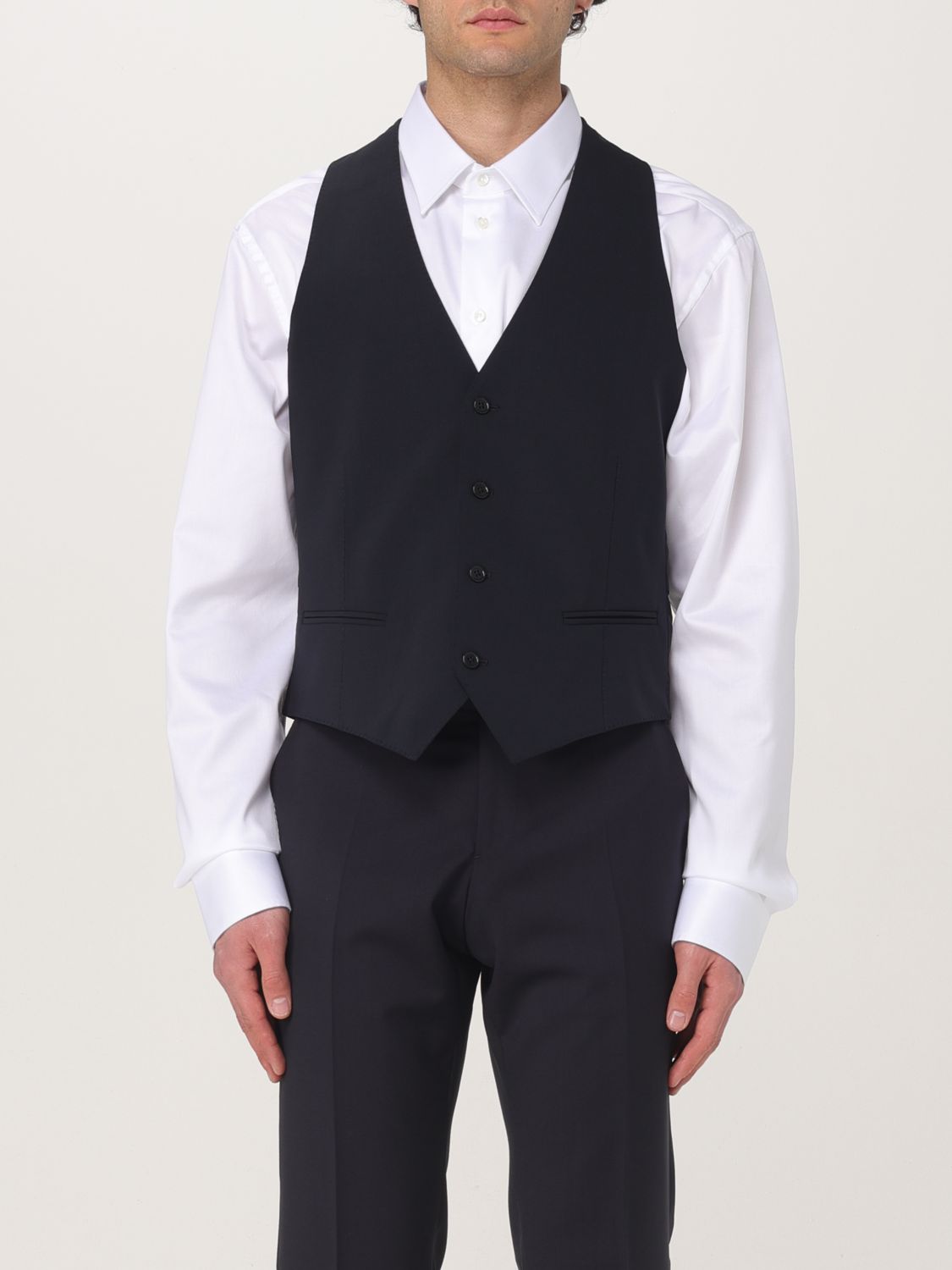 Wool waistcoat - Black