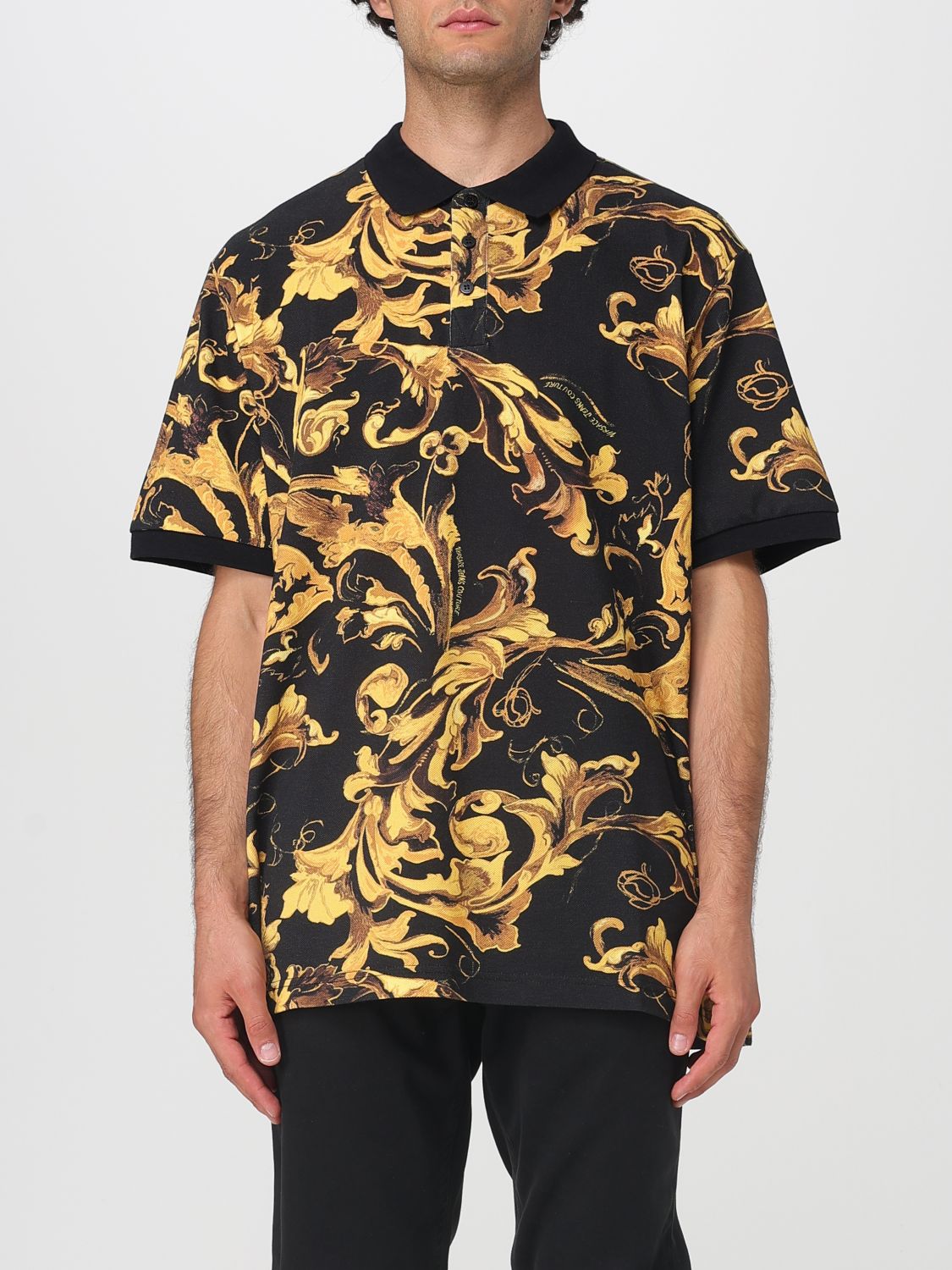 Polo Shirt Men color Black