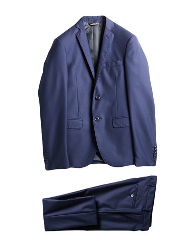 Man Suit Navy Size 34 Viscose, Polyester, Elastane
