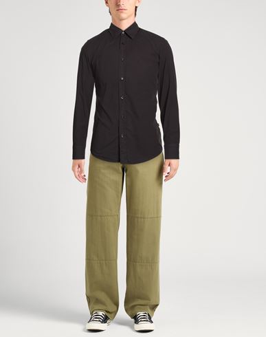 Man Shirt Black Size M Cotton