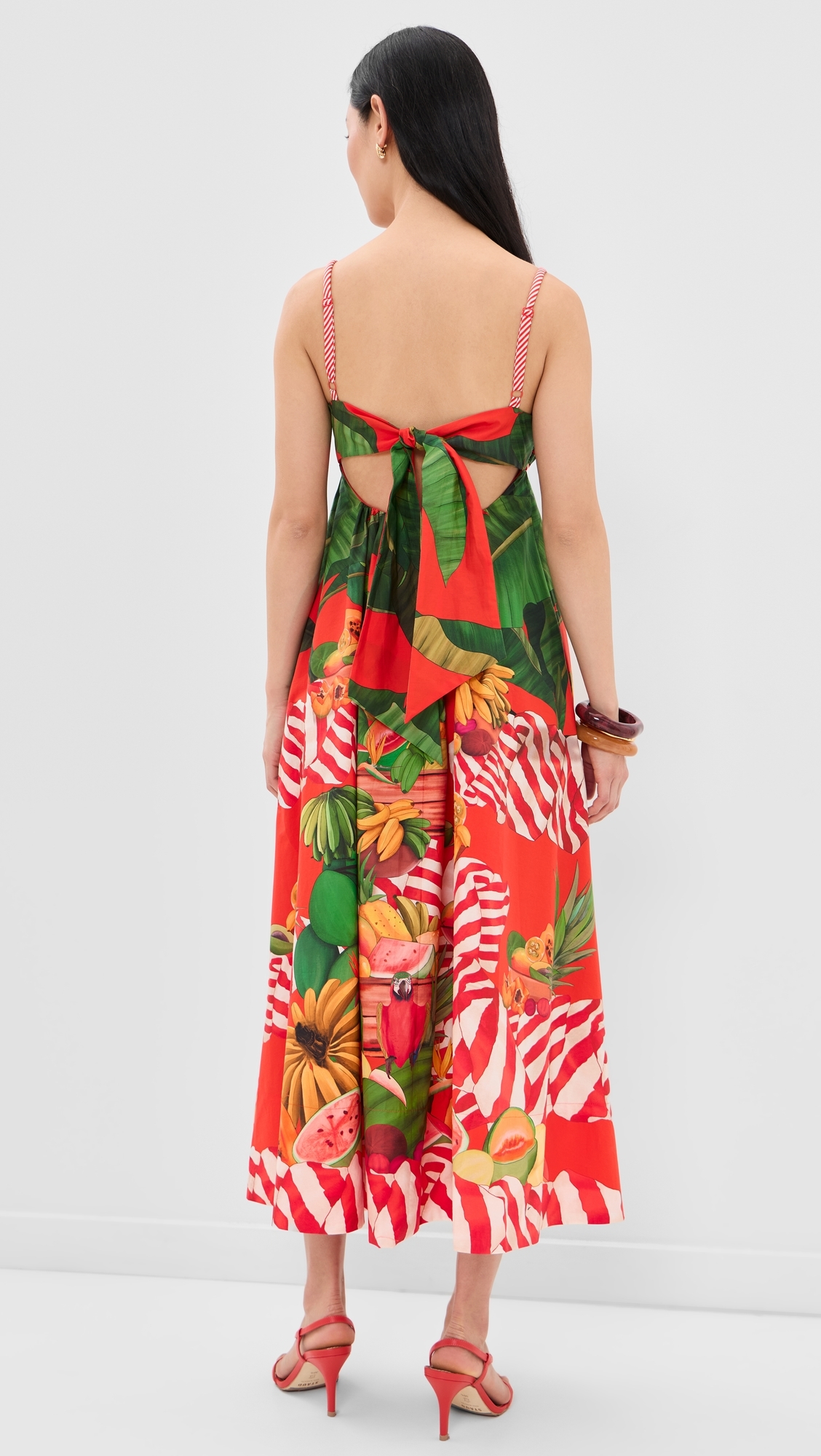 Fruit Trolley Maxi Dress Fruit Trolley Red