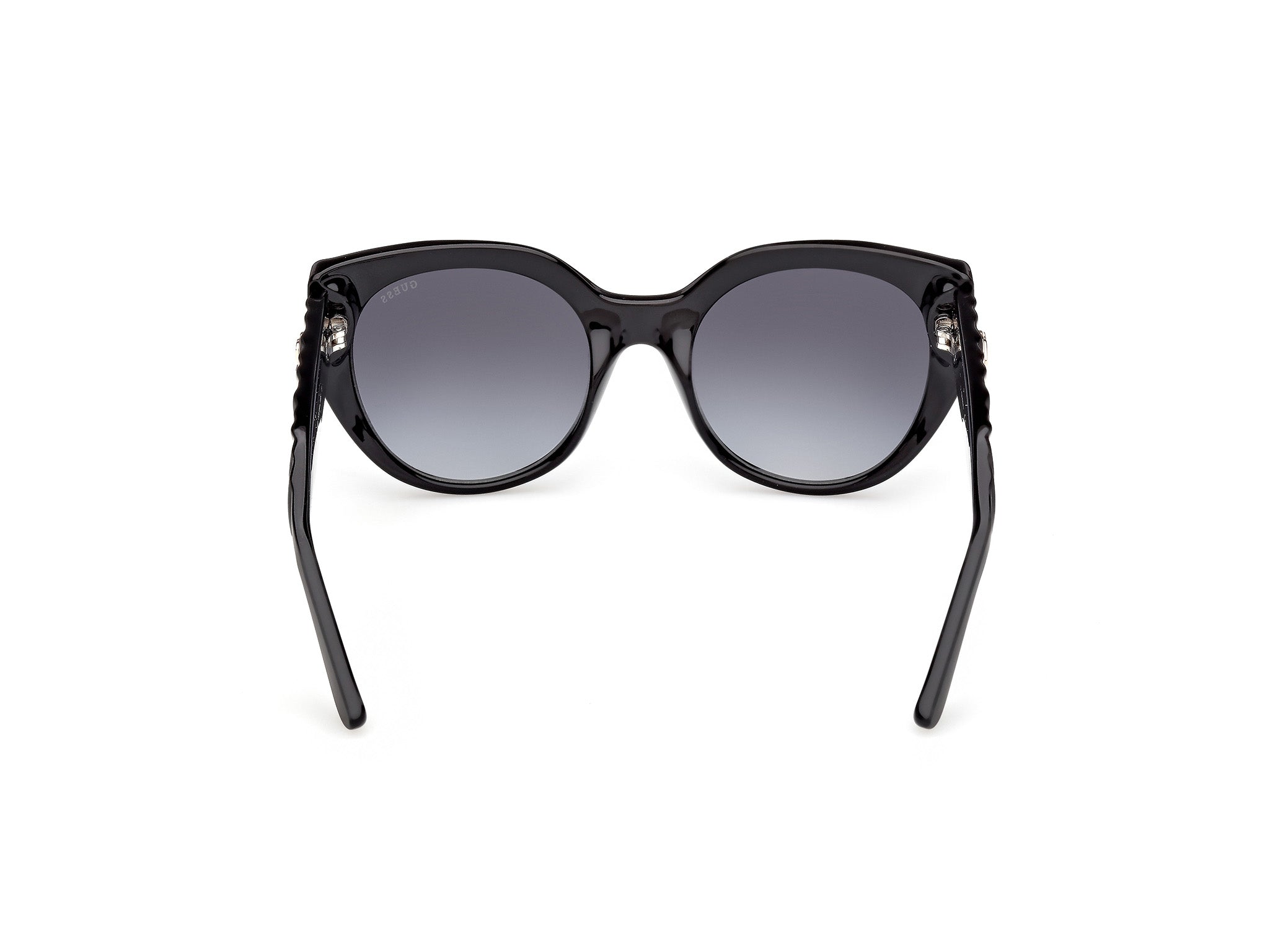 Guess Mujer Guess GU00255 01B Gafas de sol Inyectado Negro Fumar Cat Eye Norma