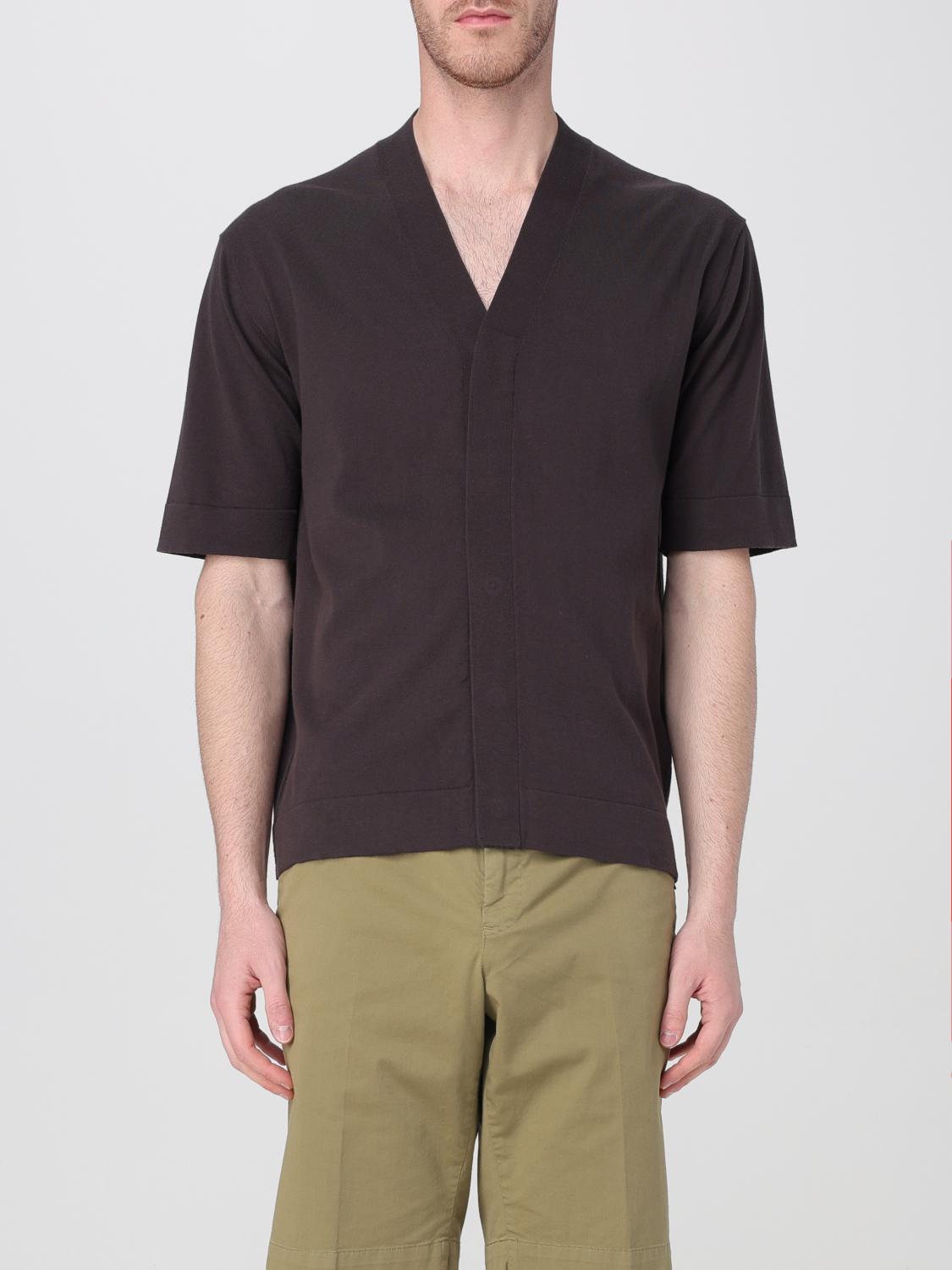 Cardigan PAOLO PECORA Men color Brown