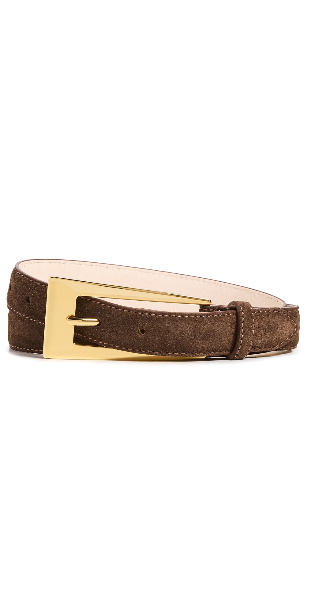 No.10 Chocolate Suede Belt Chocolate