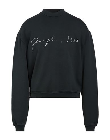 Man Sweatshirt Charcoal Size L Cotton