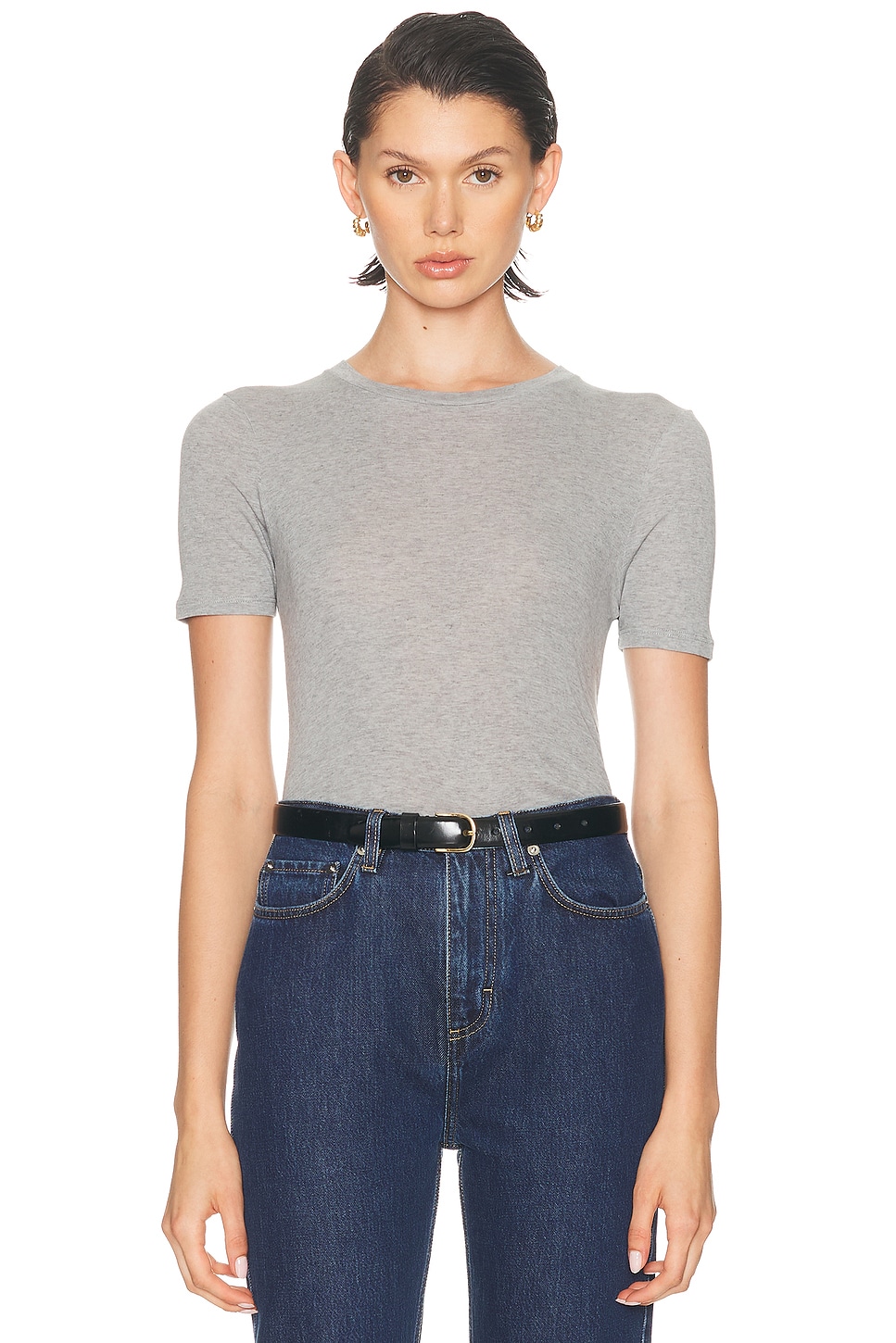 NILI LOTAN Elin Tee in Heather Grey.  XS also in L