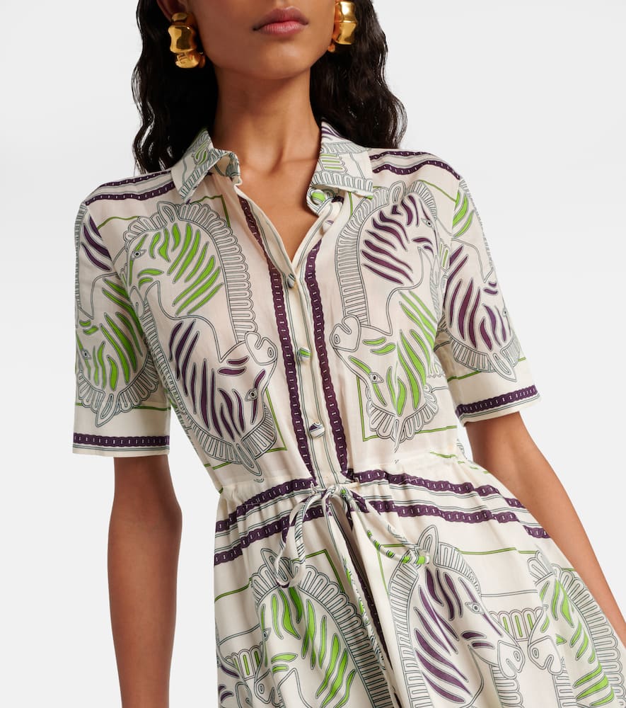 Tory Burch Printed cotton shirt dress