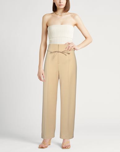 Woman Pants Beige