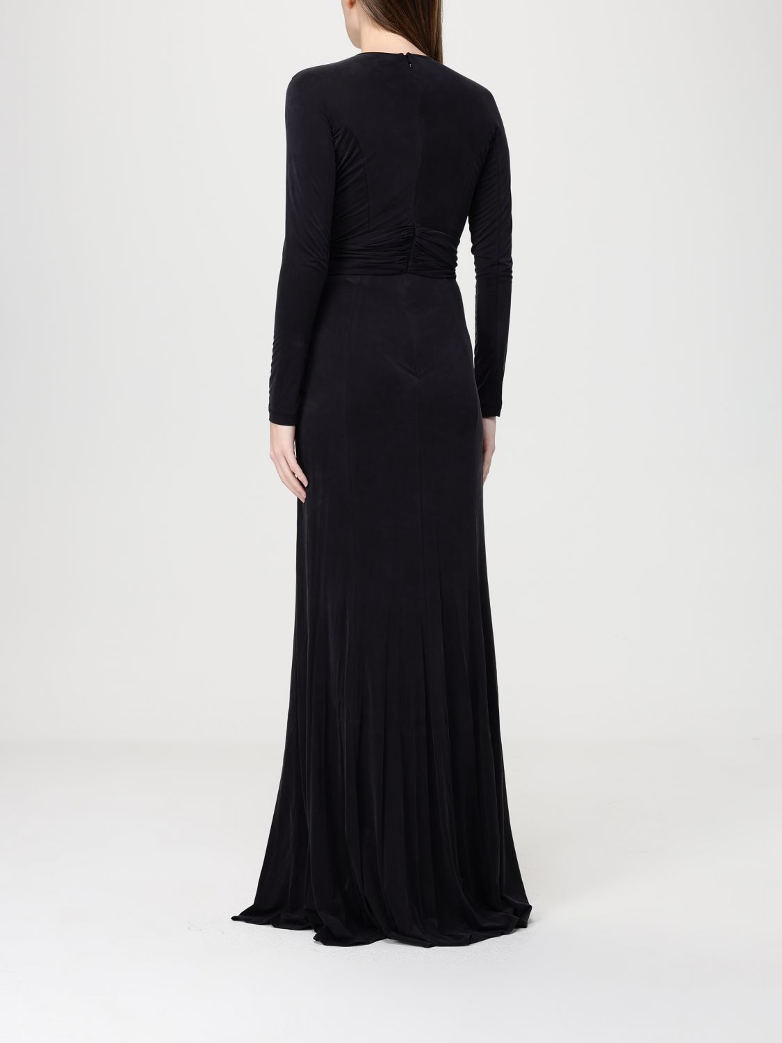 Dress Woman color Leather