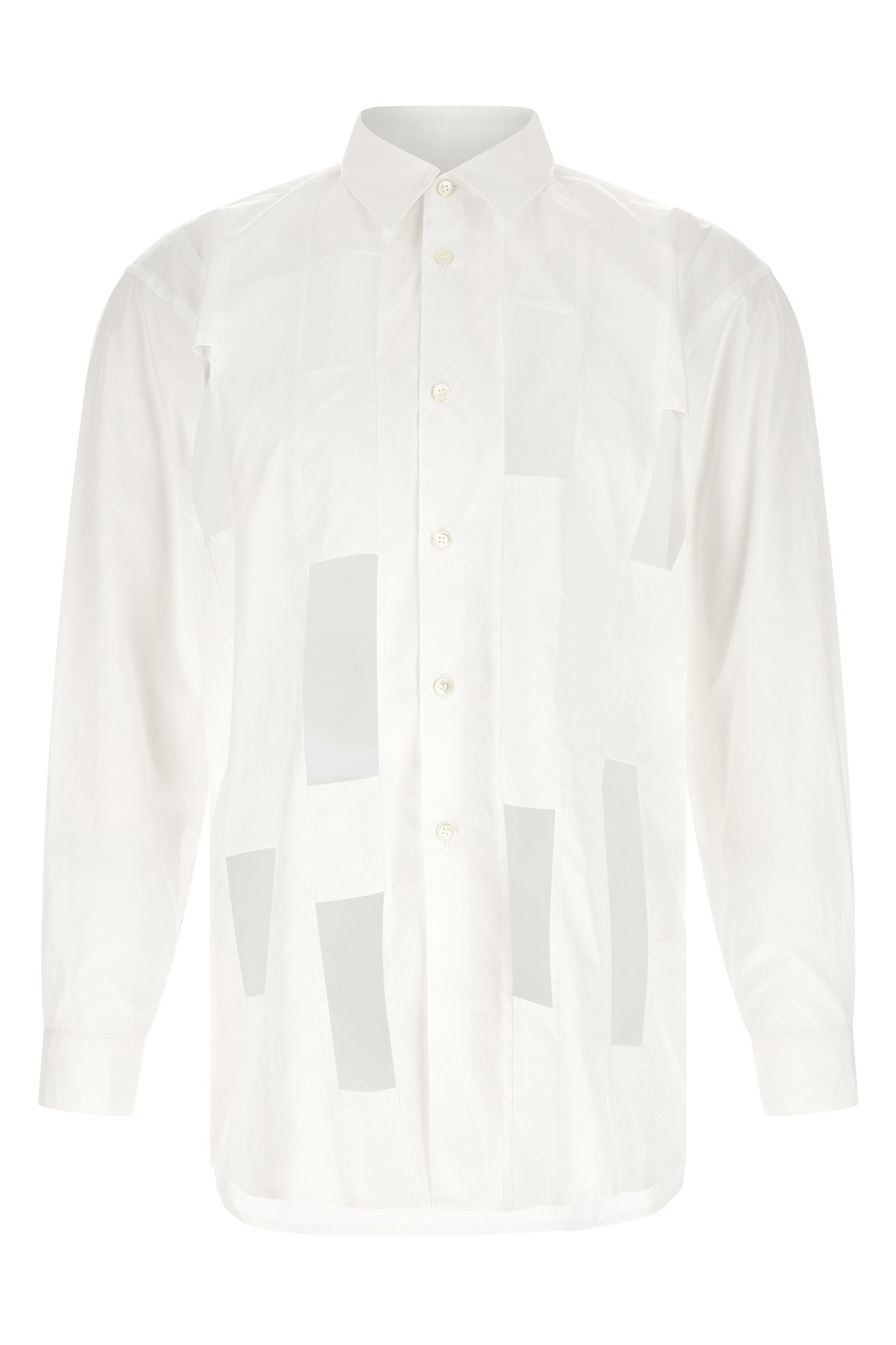 Geometric Cut-Out Shirt