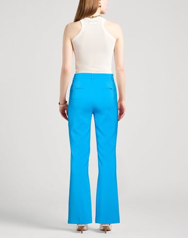 Woman Pants Azure Size 6 Polyester, Elastane