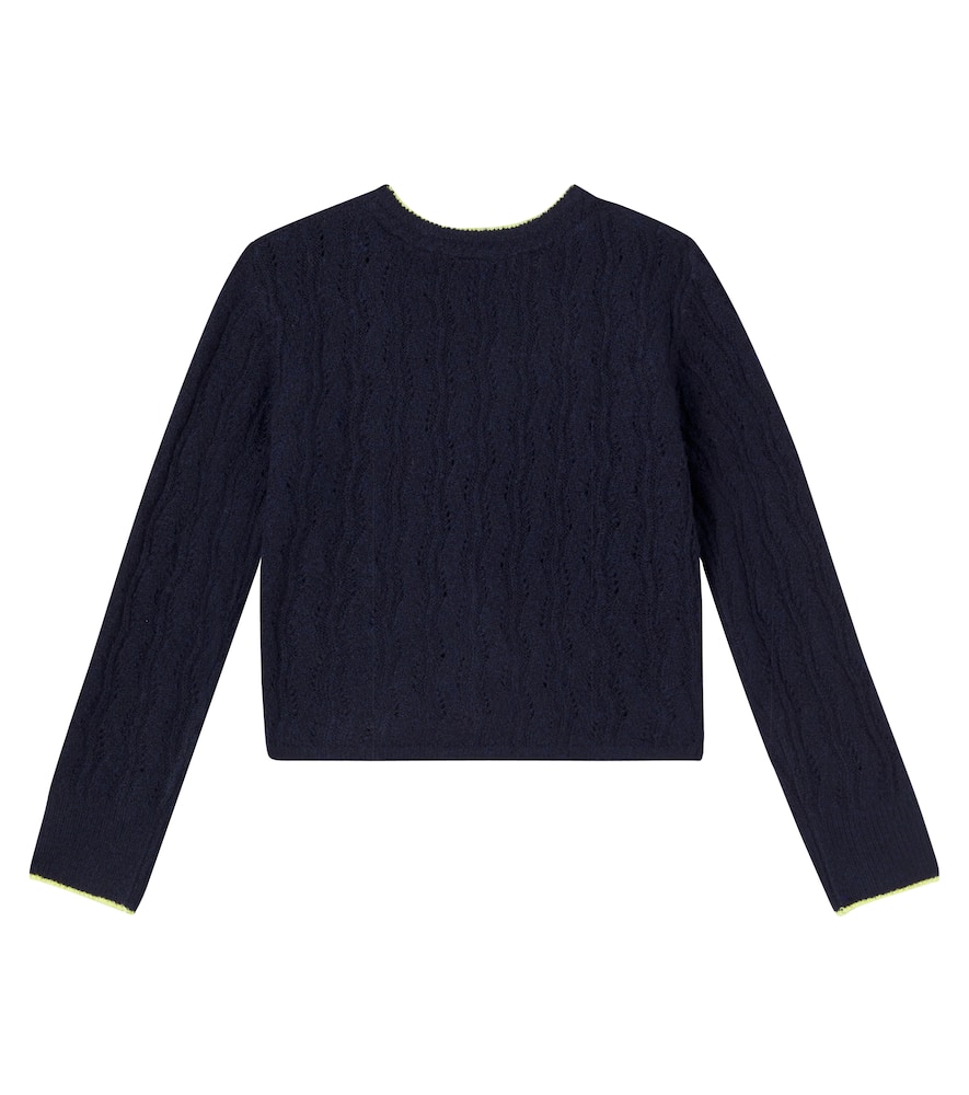 Cable-knit cardigan