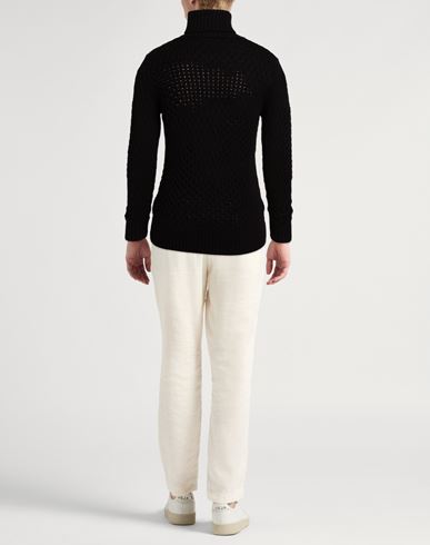 Man Turtleneck Black Size XL Virgin Wool