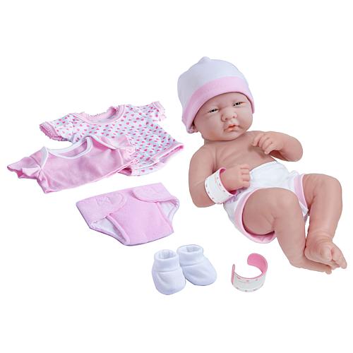 "La Newborn Nursery 14"" Life-Like Baby Doll Gift Set"