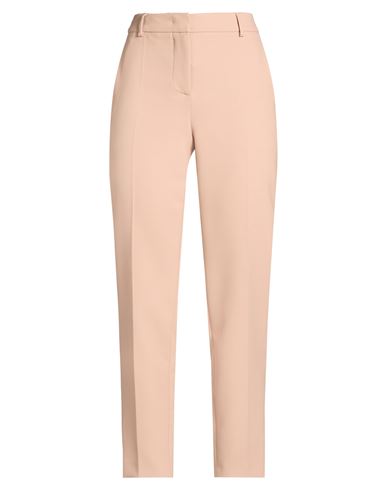Woman Pants Beige Size 6 Polyester, Virgin Wool, Elastane