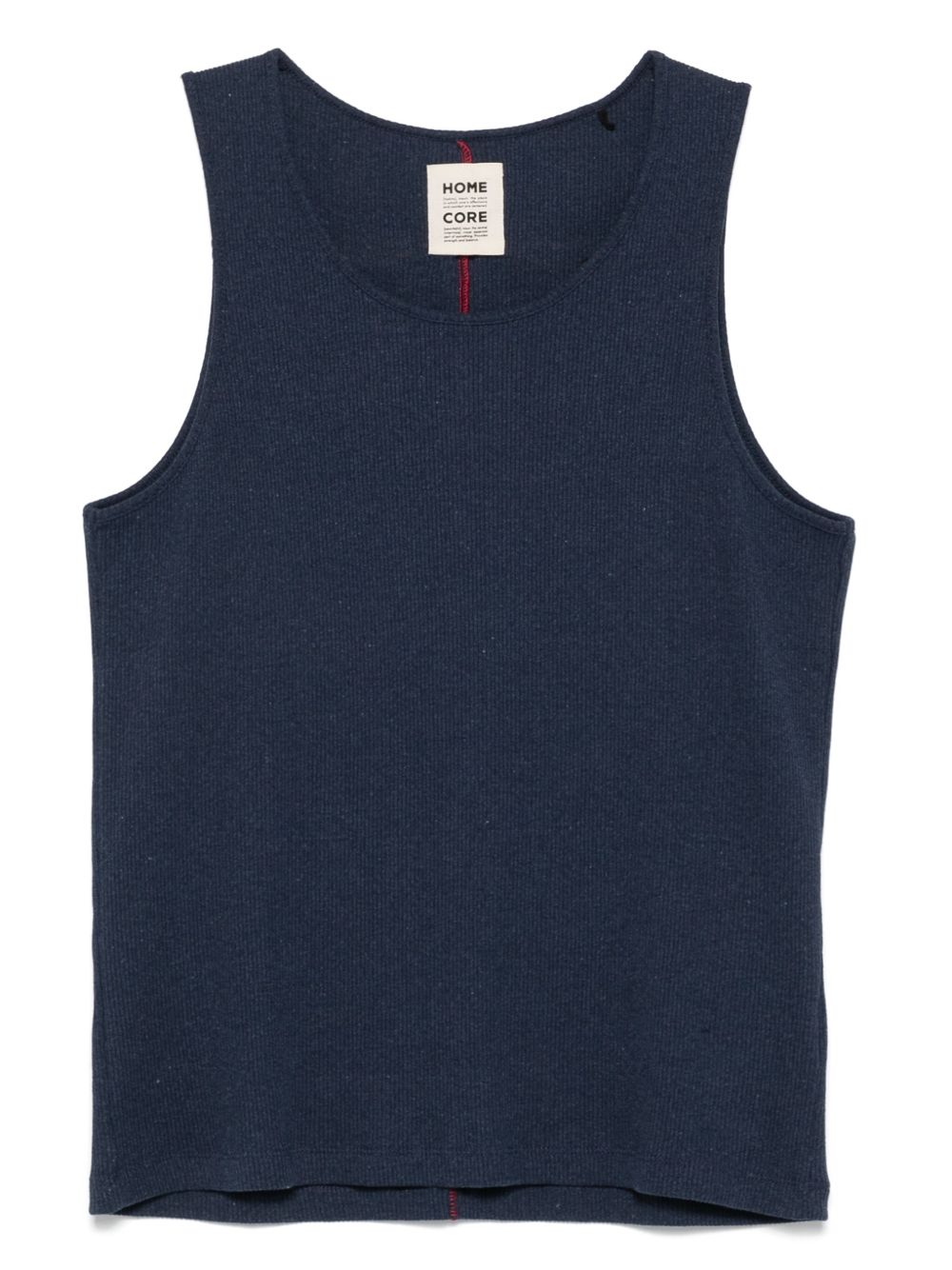 Ribbed tank top - Blue