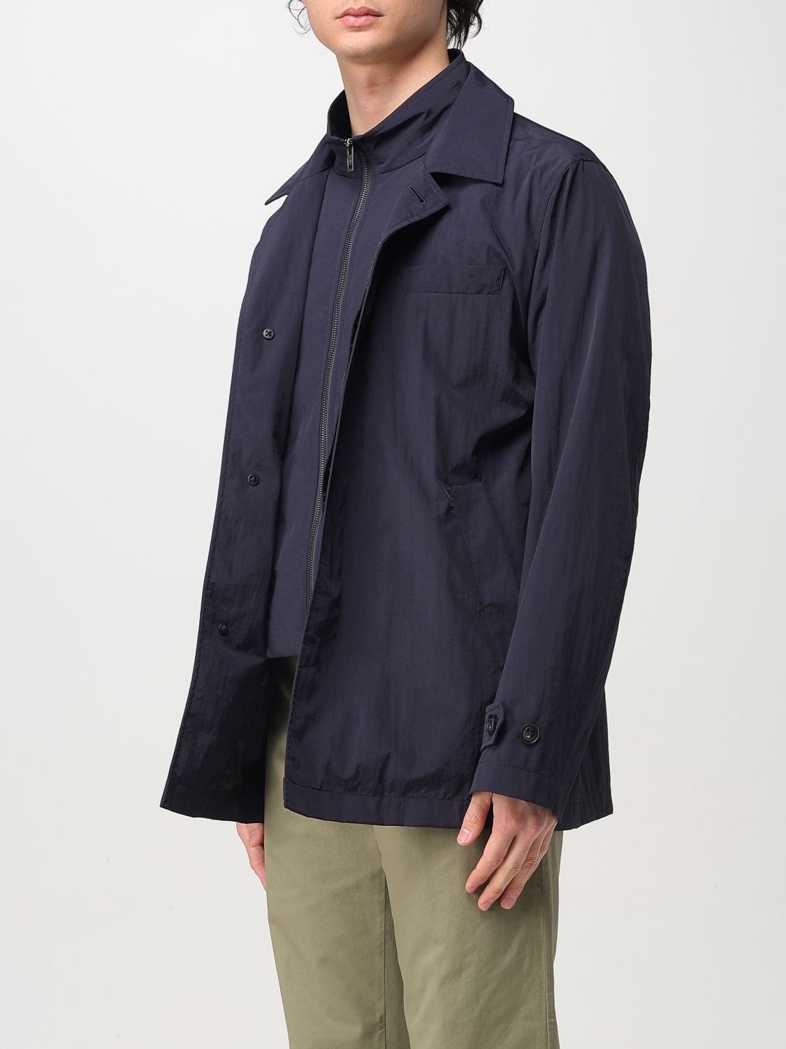 Jacket Men color Blue