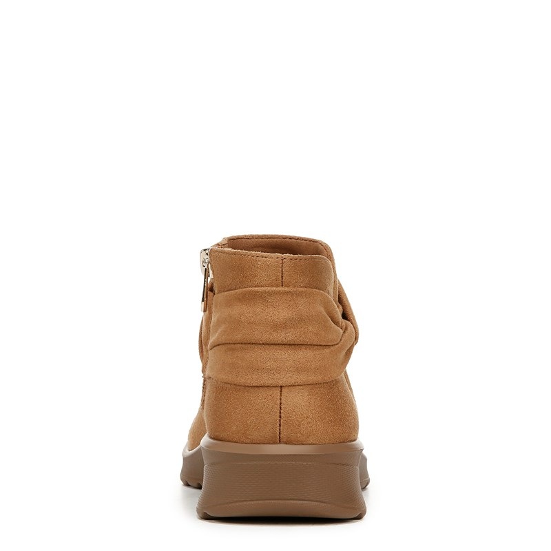 Women's Gemma Ankle Bootie Boots (Whiskey Tan Microfiber)