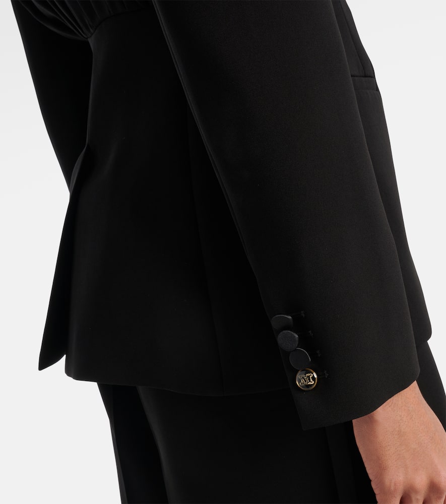 Gradi draped crêpe jacket