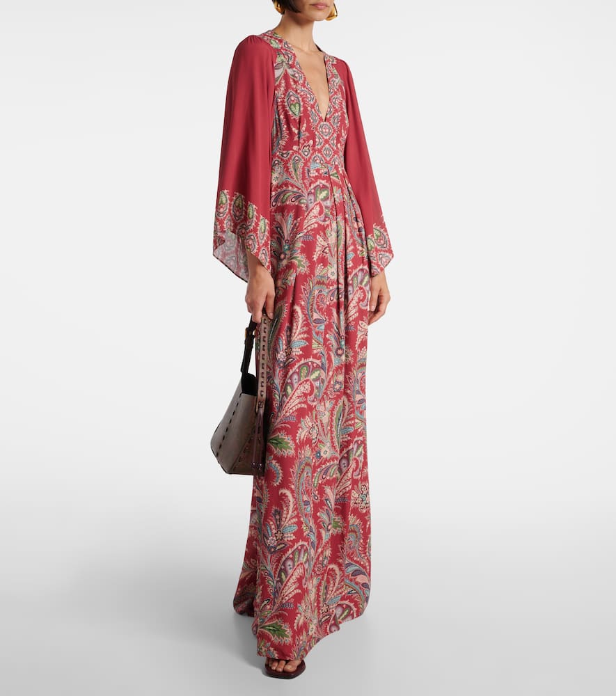 Paisley maxi dress