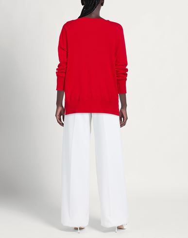 Woman Sweater Red Size M Virgin Wool, Silk, Cashmere