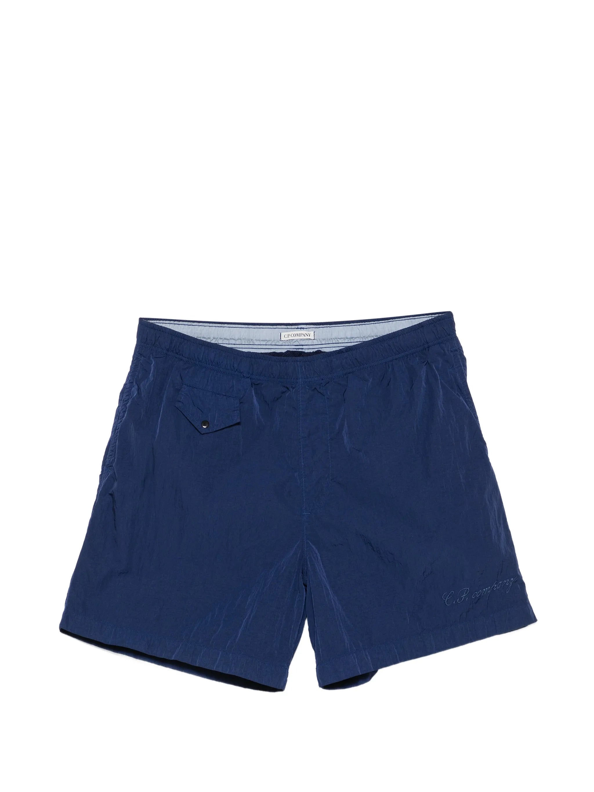 Men's Mini Swim Shorts with Drawstring Waist