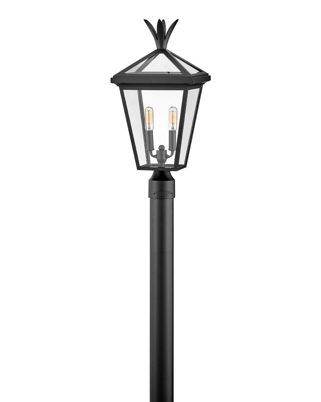 Black LED Post Top or Pier Mount Lantern from the Palma Collection