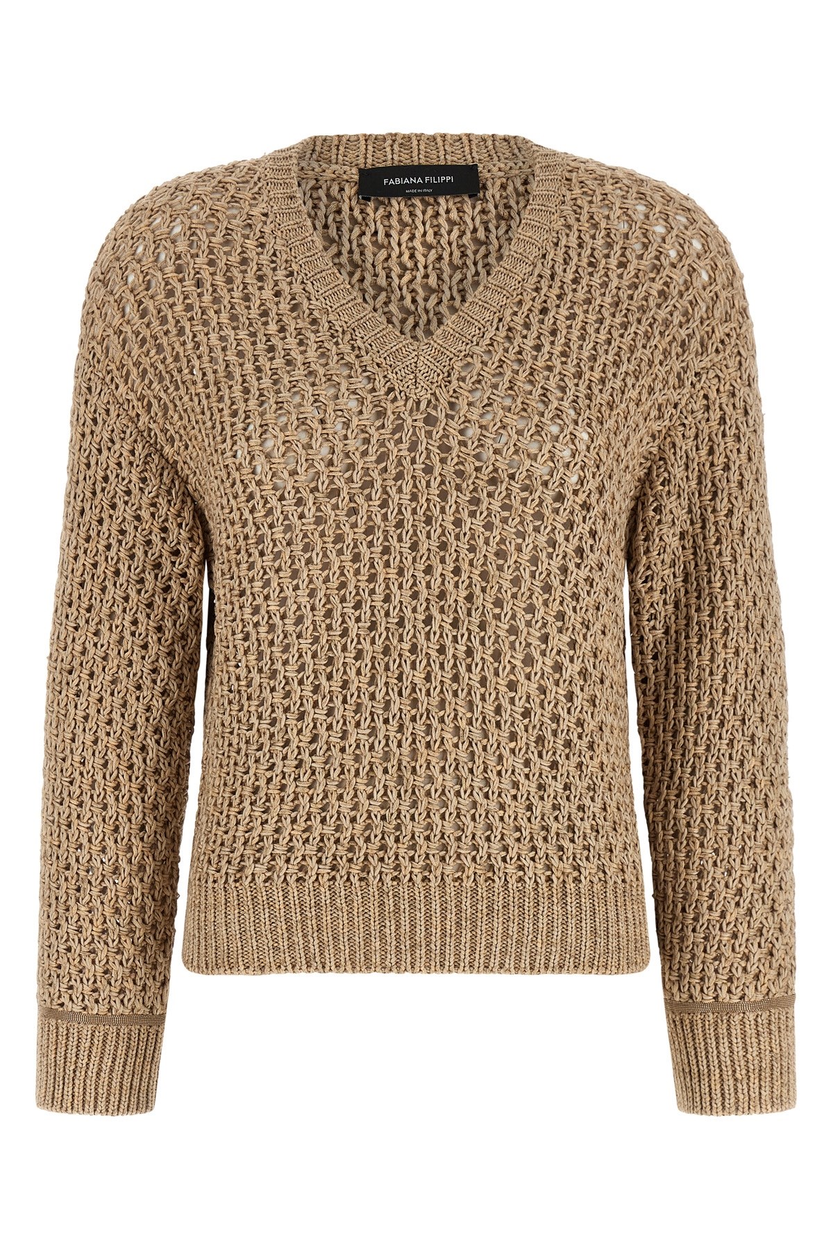 Mouliné Yarn Sweater