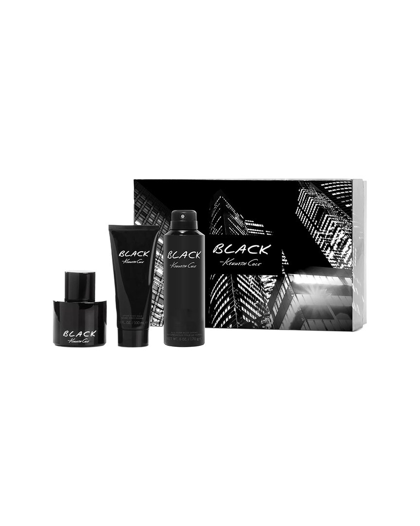 Men's 3.4oz Black 3pc Gift Set