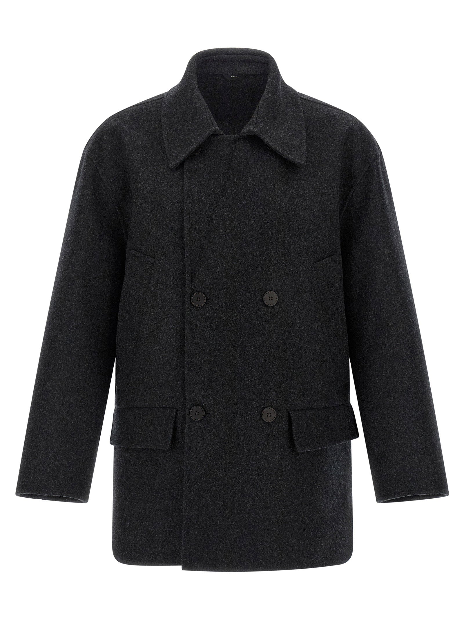 Felt Wool Coat
